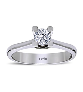 Lova F Renk 0,40 Karat Pırlanta Tektaş Yüzük - 1040010