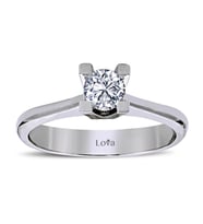 Lova F Renk 0,40 Karat Pırlanta Tektaş Yüzük - 1040010