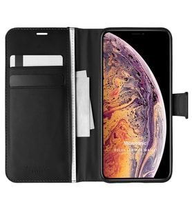 Microsonic Apple iPhone XS Max Kılıf Delux Leather Wallet Siyah
