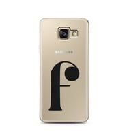 Samsung A3 (2017) Harf Tasarımlı Telefon Kılıfı F-Harfi 