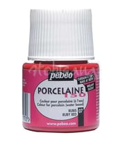 Pebeo Porcelaine 150 Fırınlanabilir Porselen Boyası 07 Ruby Red