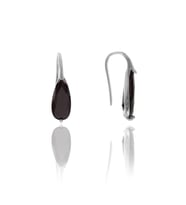 Söğütlü Silver Onix taşlı damla küpe