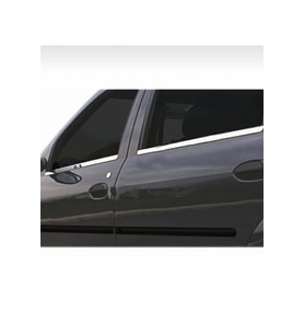 Dacia Logan MCV Krom Cam Çıtası 4 prç. 2005-2013 Paslanmaz Çelik