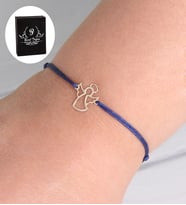 Kişiye Özel Kutuda 14 Ayar Altın Melek Bileklik 88859 (Sarı)