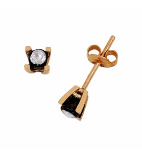 0,16 CT Elmas Küpe (Rose)