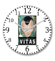 Vitas Duvar Saati Bombeli Gercek Cam