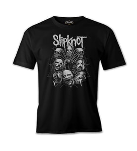 Slipknot - Deca Siyah Erkek Tshirt