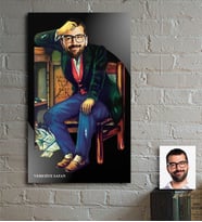 BK Gift Kişiye Özel Veresiye Satan Karikatür Ahşap Tablo