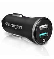 Spigen F27QC Hızlı Şarj 3.0 Araç Şarjı Çift Giriş USB QC 3.0 Qualcomm