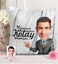 BK Gift Kişiye Özel Kolay Yetişmiyor Karikatür  Yastık  6
