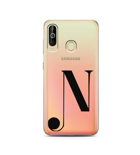 Samsung A60 Harf Tasarımlı Telefon Kılıfı N-Harfi 