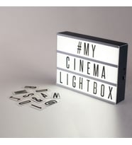 94 Harfli Led Işıklı Pano Light Box A5 Tasarruflu Romantik Işık Panosu