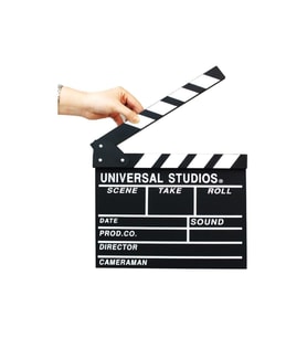MOBGİFT Ahşap Büyük Boy Klaket Film Sinema Klaketi Dekoratif Hediyelik
