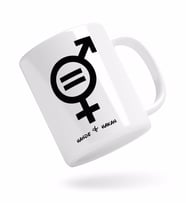 BK Gift Kişiye Özel Kadın ve Erkek İcon Beyaz Kupa Bardak-1