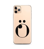 Iphone 11 Pro Max Harf Tasarımlı Telefon Kılıfı Ö-Harfi 