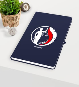 BK Gift Kişiye Özel Avukat Temalı Lacivert Defter - 14