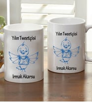 Kişiye Özel Yılın Tweetçisi Kupa Bardak