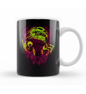 Death  Caveira Kupa Bardak Porselen