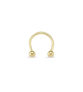 Altın Toplu Septum Piercing