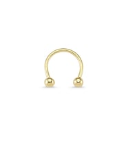 Altın Toplu Septum Piercing