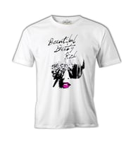 Lady Gaga - Beautiful Dirty Rich Beyaz Erkek Tshirt