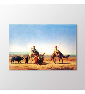 Arty Tablo Seyahat Eden Suriyeli Araplar 1844 Tablo (Karışık)