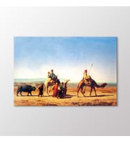 Arty Tablo Seyahat Eden Suriyeli Araplar 1844 Tablo (Karışık)
