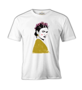 Frida - Shade Beyaz Erkek Tshirt