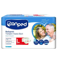 Canped Belbantlı Hasta Bezi Büyük (Large) 30 ADET