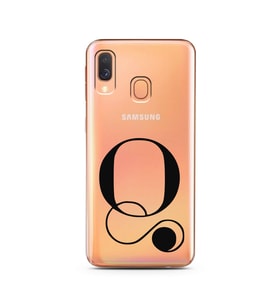 Samsung A40 Harf Tasarımlı Telefon Kılıfı Q-Harfi 