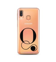 Samsung A40 Harf Tasarımlı Telefon Kılıfı Q-Harfi 
