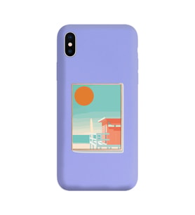 Mor Lansman Kılıf iPhone X