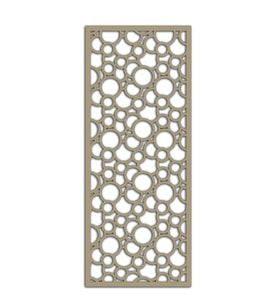 Liar Ahşap Seperatör (Paravan) - KSP36 - (85 x 210 cm) - (18 mm) - (Beyaz) (Renksiz)