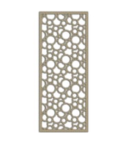 Liar Ahşap Seperatör (Paravan) - KSP36 - (85 x 210 cm) - (18 mm) - (Beyaz) (Renksiz)