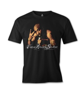 Tupac Shakur 2 Siyah Erkek Tshirt