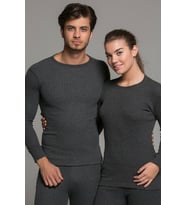 Thermoform Soft Unisex Uzun Kol Fanila Antrasit