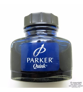 Parker Quink Mavi-Siyah Mürekkep 57ml. Şişe
