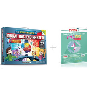 Dikkati Güçlendirme Seti 9 Yaş+Görsel Dikkat Testi