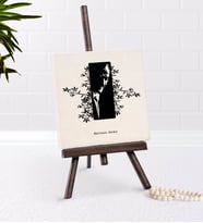 BK Gift Kişiye Özel Atatürk Temalı Şovaleli Doğal Taş-8 (Beyaz)
