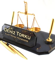 Avukata Hediye Masa İsimliği, Adalet Terazili Masa Üstü İsimlik