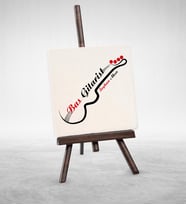 BK Gift Kişiye Özel Mesleki Bas Gitarist Şovaleli Doğal Taş  2
