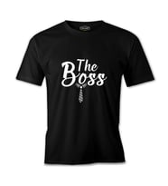 The Boss Siyah Erkek Tshirt