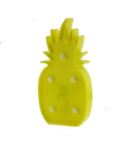 25cm Led Işıklı Plastik Ananas Gece Lambası (Sarı)