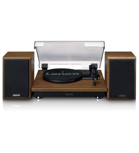 Lenco LS-100 WD Bluetoothlu Hoparlörlü Ahşap Pikap Plak Çalar