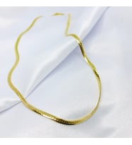 Gold Kobra Model Zincir Gümüş Kolye