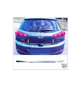 Hyundai i20 Krom Bagaj Alt Çıtası 2014 üzeri P. Çelik