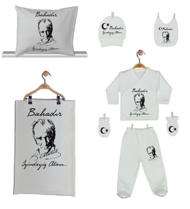 Pia Baby Gl 1952-06 İsme Özel Yastık Battaniye Zıbın Set