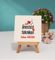 En Tatlı Anestezi Teknikeri Hediye Dekoratif Taş Baskı