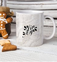 BK Gift Kişiye Özel Mermer Desenli Kupa Bardak  6