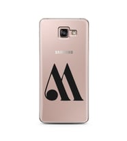 Samsung A7 (2016) Harf Tasarımlı Telefon Kılıfı M-Harfi 